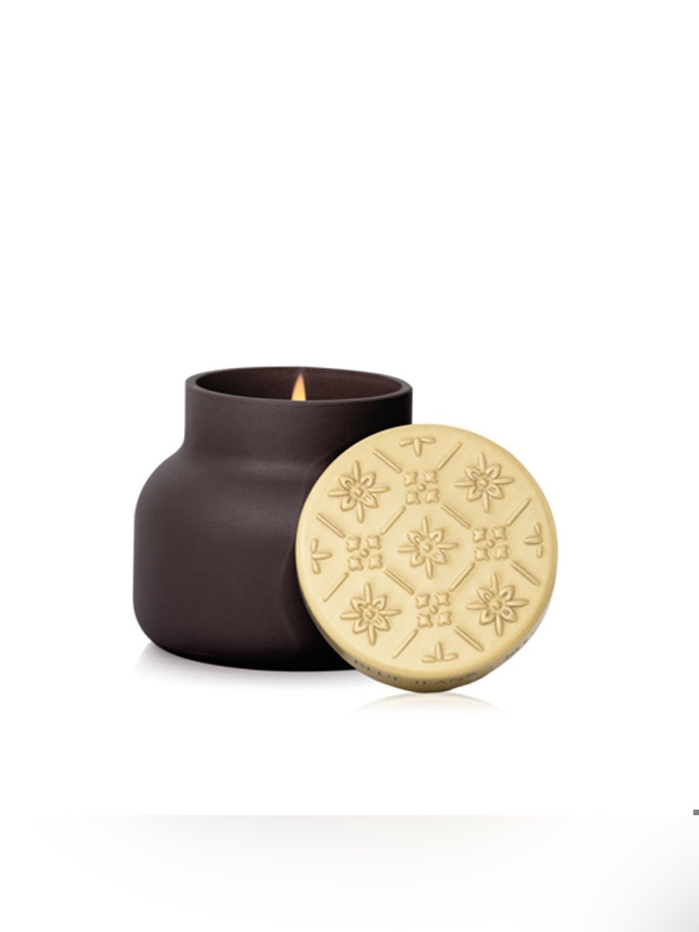 Scented Candle Jar - Gold Lid, Cream & Yellow Gradient